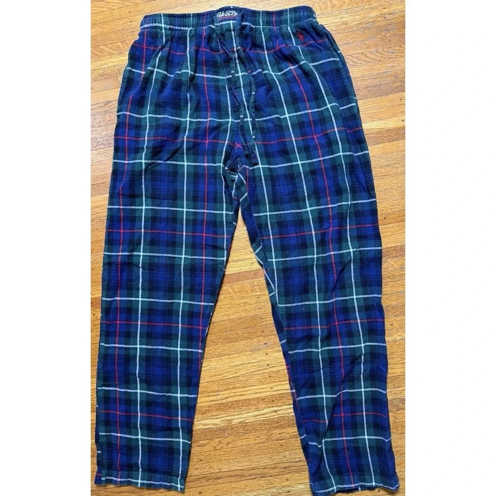 Ralph Lauren Polo USA Plaid Pajama Pants M Used Good Fabric Feel